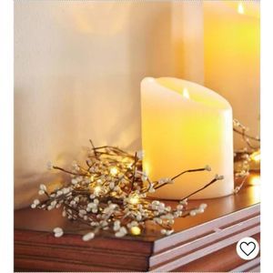 Wind and weather Battery Operated Lighted Holiday Garland